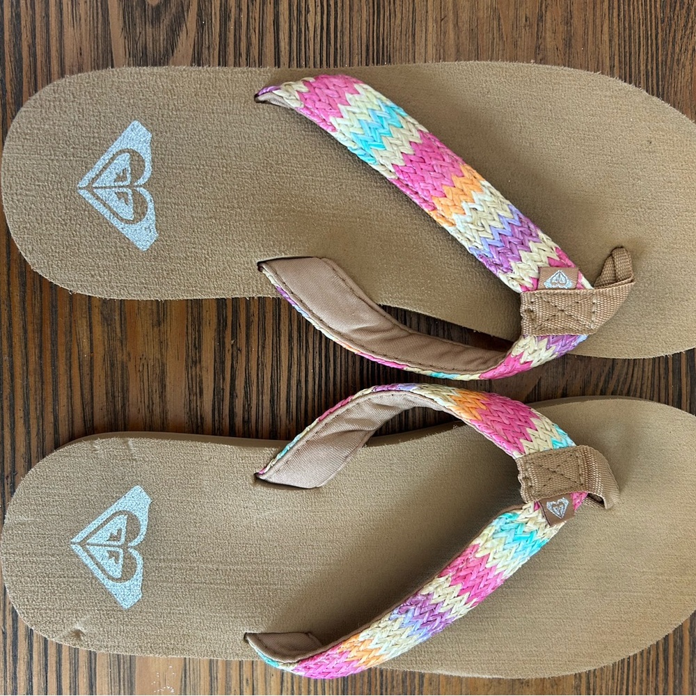 Roxy Women's Colorful Chevron Sandals